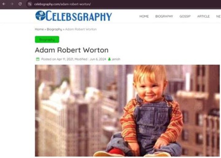 Jacob Joseph Worton – Celebsgraphy